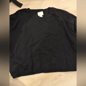 H&M Women's Black Cowl Neck Sweater